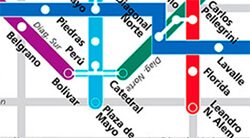 mapa do metro buenos aires